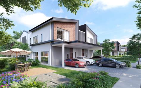 2.5 storey semi d house saujana villa kajang renovated. Gamuda Gardens Jovita Malaysia | Linked Semi-D 35"x70"