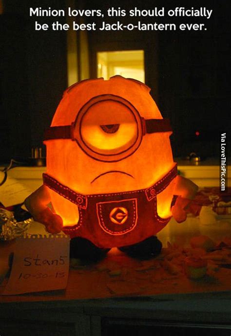 Minion Jack O Lantern Pictures Photos And Images For Facebook Tumblr