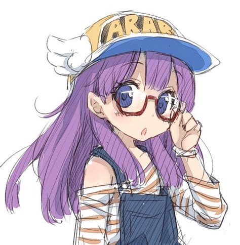 Anime Picture Search Engine 1girl Blue Eyes Blush Dr Slump Glasses