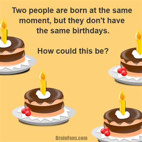 Birthday Riddles With Answers Riddles With Answers