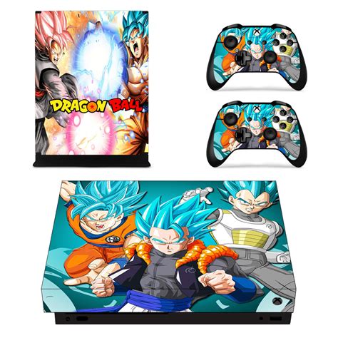Goku Black Vs Goku Vinyl Skins For Microsoft Xbox One X