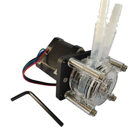Grothen Peristaltic Pump Large Flow With Stepper Motor Silicone Tubing Stainless Steel