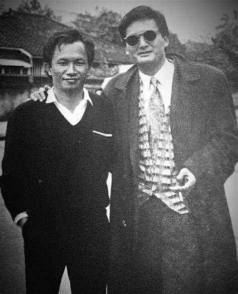John Woo And Chow Yun Fat On The Set Of Bright Tomorrow Pikabumonster