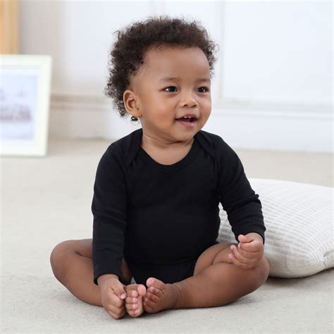 Buy Baby Bodysuit Black Unisex Newborn Baby Clothes