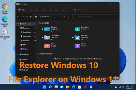 Guide How To Switch Back To Win10 File Explorer On Windows 11 Minitool