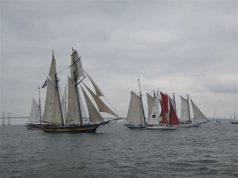The Start Of The Great Chesapeake Bay Schooner Race Schooner