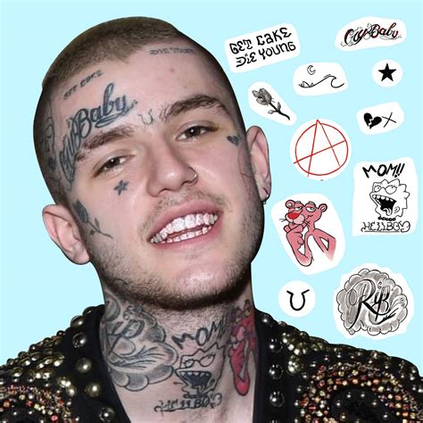 Lil Peep Face Tattoos Clipart 230px Image 6