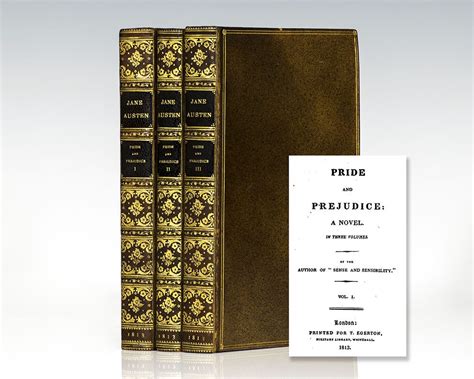 Jane austen annotated bibliography & selected collectible books. Pride and Prejudice Jane Austen First Edition Rare Book