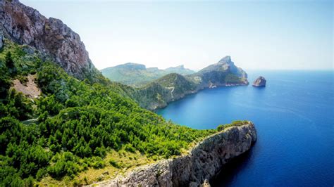 Wonderful Islands Landscape Blue Ocean Rocks Green Trees 4k Hd Desktop Wallpaper 3840x2160