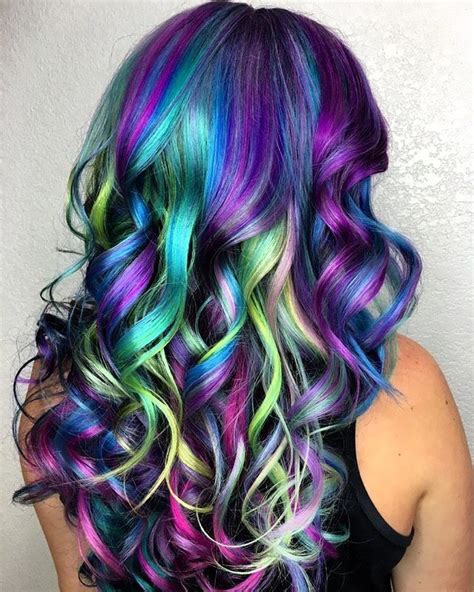 Pin By Jnelle Kay On Awesome Mermaid Hair Color Rainbow Hair Color