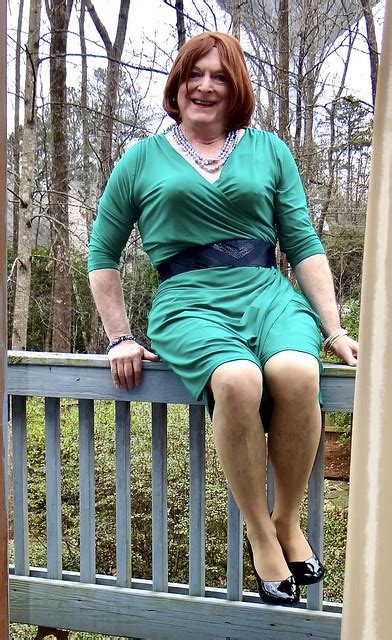 From 2016 Overwieght Tammy In Green Knit Dress A Photo On Flickriver