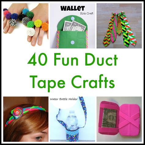 Duct Tape Crafts For Kids To Make