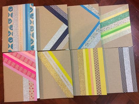 Washi Tape Notebooks Easy Diy Ts For Every Occasion