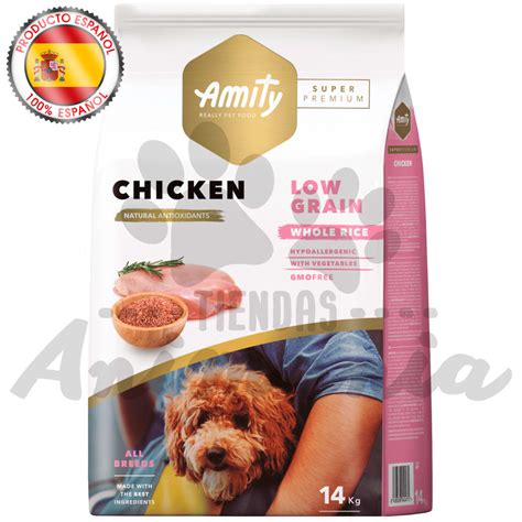 Amity Dog Adult Super Premium Low Grain Chicken Perro Adulto Super