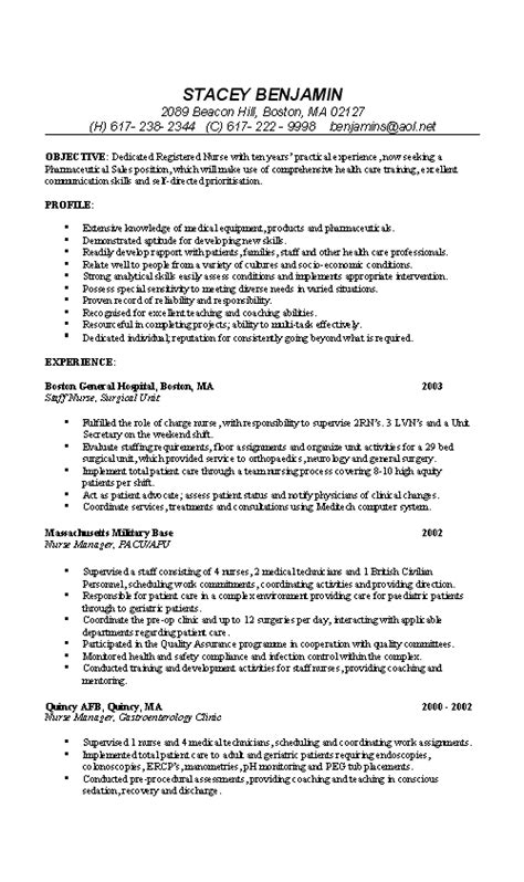 When you're looking for nursing jobs, this section helps show off your vital signs to an employer. Nurse Resume Example - Professional RN Resume