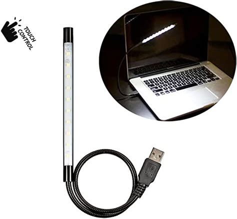Leadleds Flexible 10 Led Usb Keyboard Light Lamp For Pc Desktop