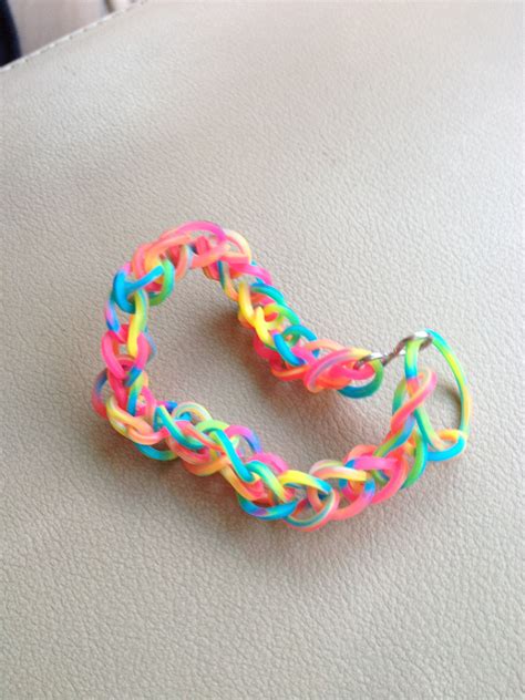 Tye Dye Rainbow Loom Bracelet Super Cute Pulseras