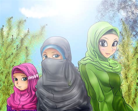 Muslimah By Jerungan On Deviantart Muslim Character Muslimah Art