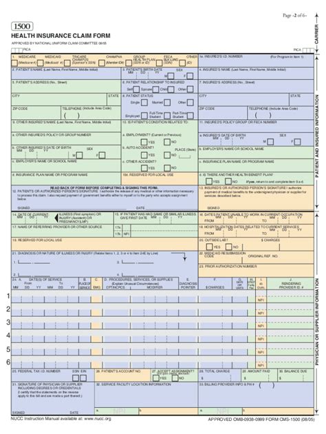 Free Printable Cms Claim Form Fill Out Sign Online Dochub