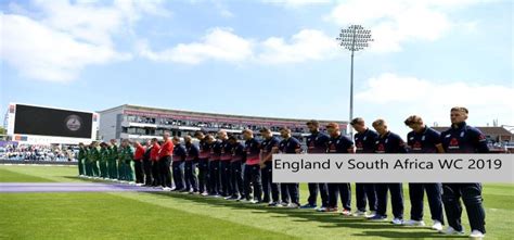 England V South Africa Live Streaming Cricket World Cup 2019