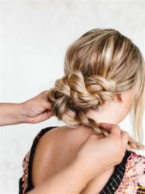 Easy Triple Braided Updo Tutorial — The Effortless Chic