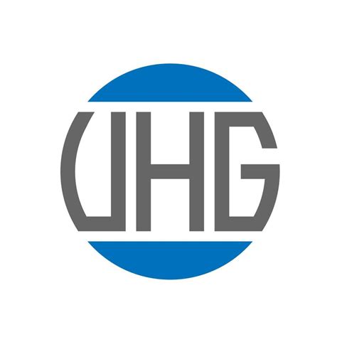 Uhg Letter Logo Design On White Background Uhg Creative Initials
