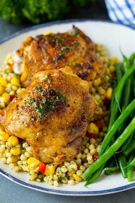 Find recipes for baked, grilled, or even slow cooked chicken thighs, perfect for any night of the week. Baked Chicken Thighs - Dinner at the Zoo