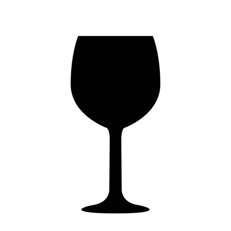 Free Svg File Wine Glass