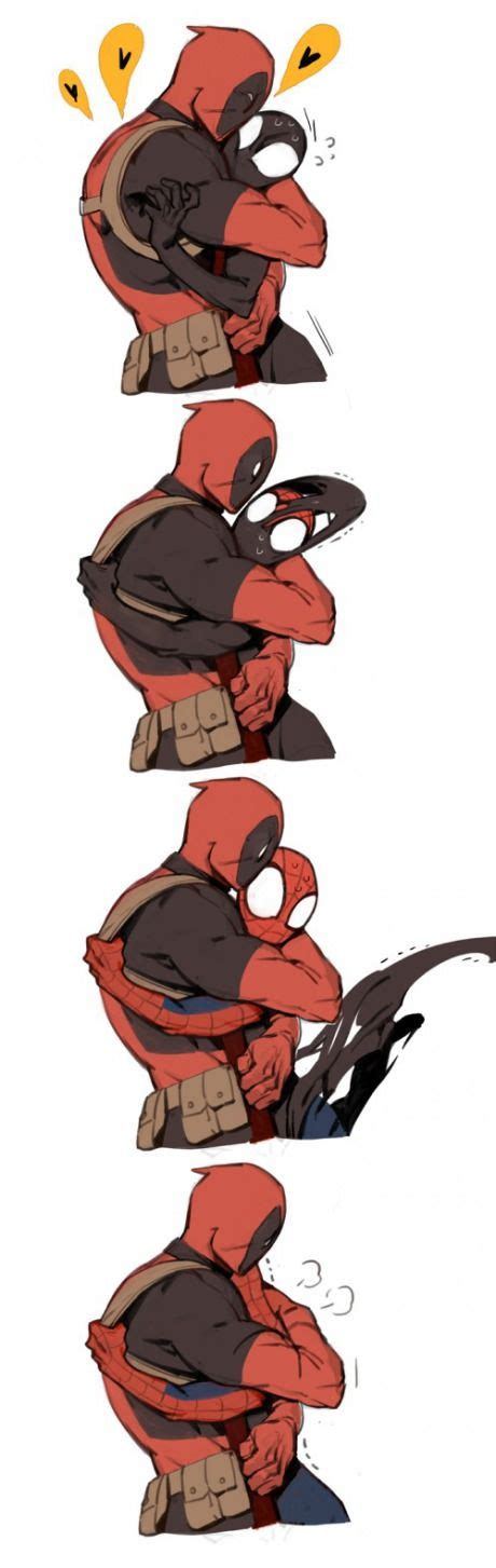Deadpool Hug Comic And Webtoon Мстители Смешные мстители Марвел мситтели
