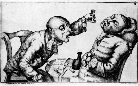 French 18th Century Engraving Of Two Alcoholics Photograph By National