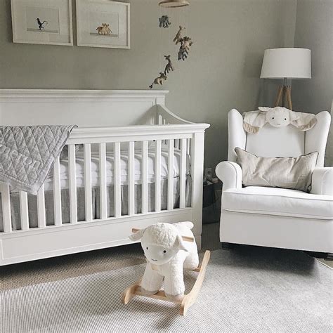 Grey And White Are A Perfect Color Combo To Make Any Nursery A