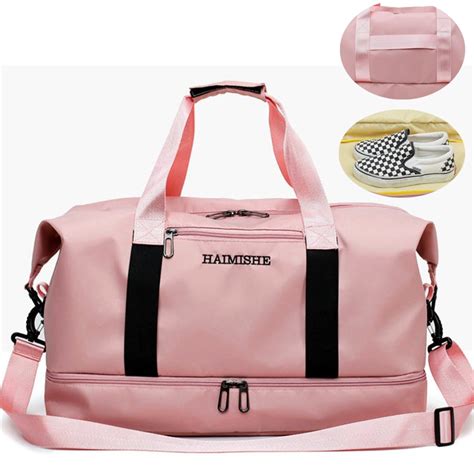 Duffle Bag Large Women Waterproof Pink Travel Bag Multifunctional Dry