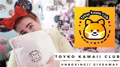 Tokyo Kawaii Club Unboxing Giveaway Youtube