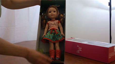 American Girl Doll Review Willa One Of The Wellie Wishers Youtube