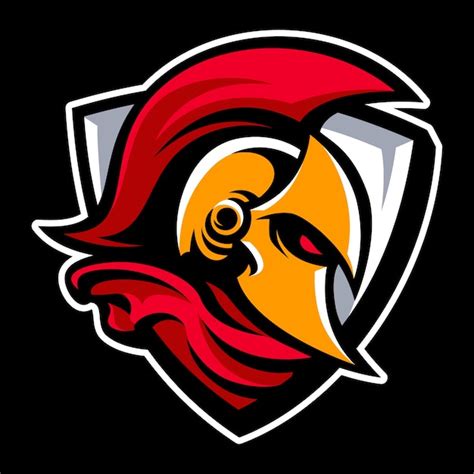 Spartan Mascot Logo Premium Vector