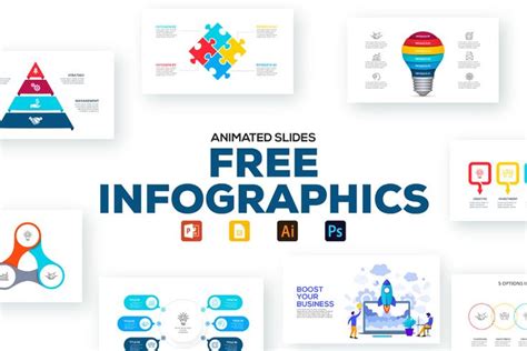 2200 Infographics Templates Bundle On Behance Infographic Animated