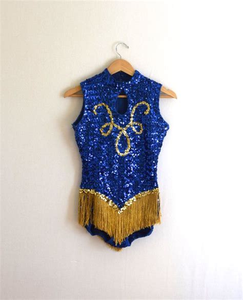 60s blue sequin cabaret leotard 1960s showgirl bodysuit algy etsy leotards women fashion