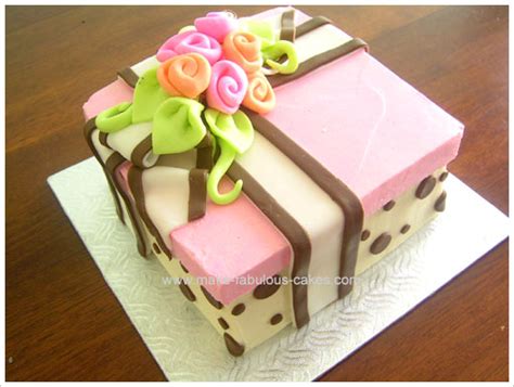 Birthday Cake Idea A Floral T Box Cake