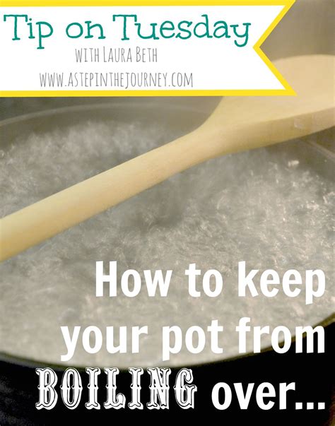 How To Stop A Pot From Boiling Over Tip On Tuesday