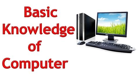 Basic Knowledge Of Computer All About Computer Youtube