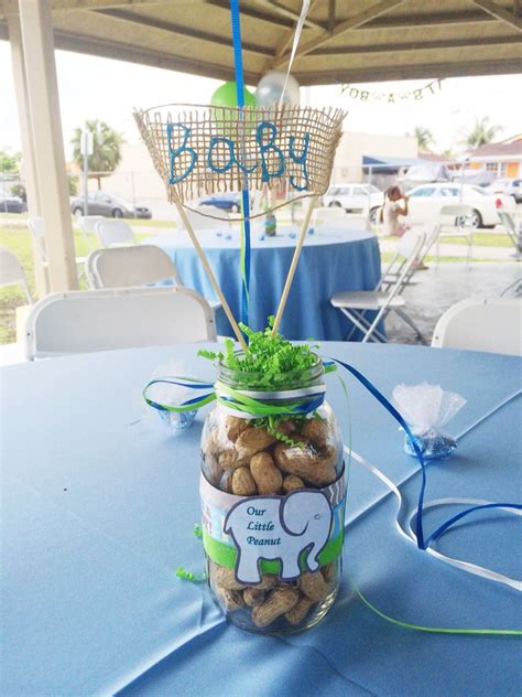 Elephant center piece boy baby shower baby blue peanuts ... Shop our best value baby shower green on aliexpress.