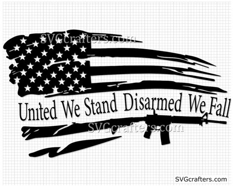 American Gun Flag Svg Rifle Flag Svg Guns Svg 2nd Amendment Etsy