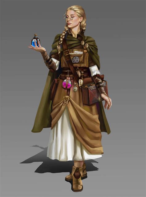 Artstation Alchemist Character In 2022 Dungeons And Dragons