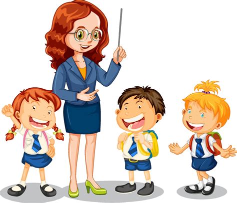 Teacher Talking To Student Vector Art Icons And Graphics For Free Download