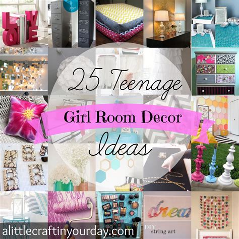 25 Teenage Girl Room Decor Ideas A Little Craft In Your Day