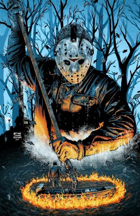 Jason Voorheesfriday The 13th Horror Movie Art Horror Posters