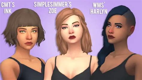Stargirl Sims 600 Follower T Hair Recolor Dump Sims 4 Hairs