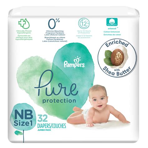 Buy Diapers Size 1newborn 32 Count Pampers Pure Protection