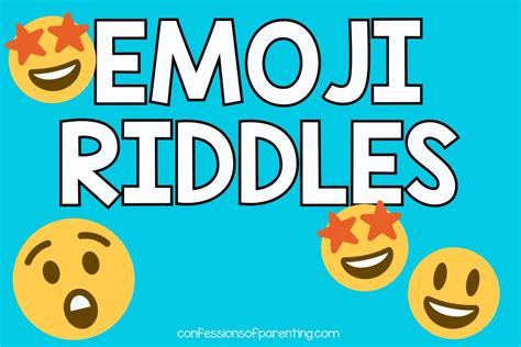 80 Best Emoji Riddles Youll Love