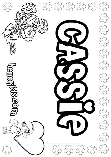 Cassie Coloring Pages